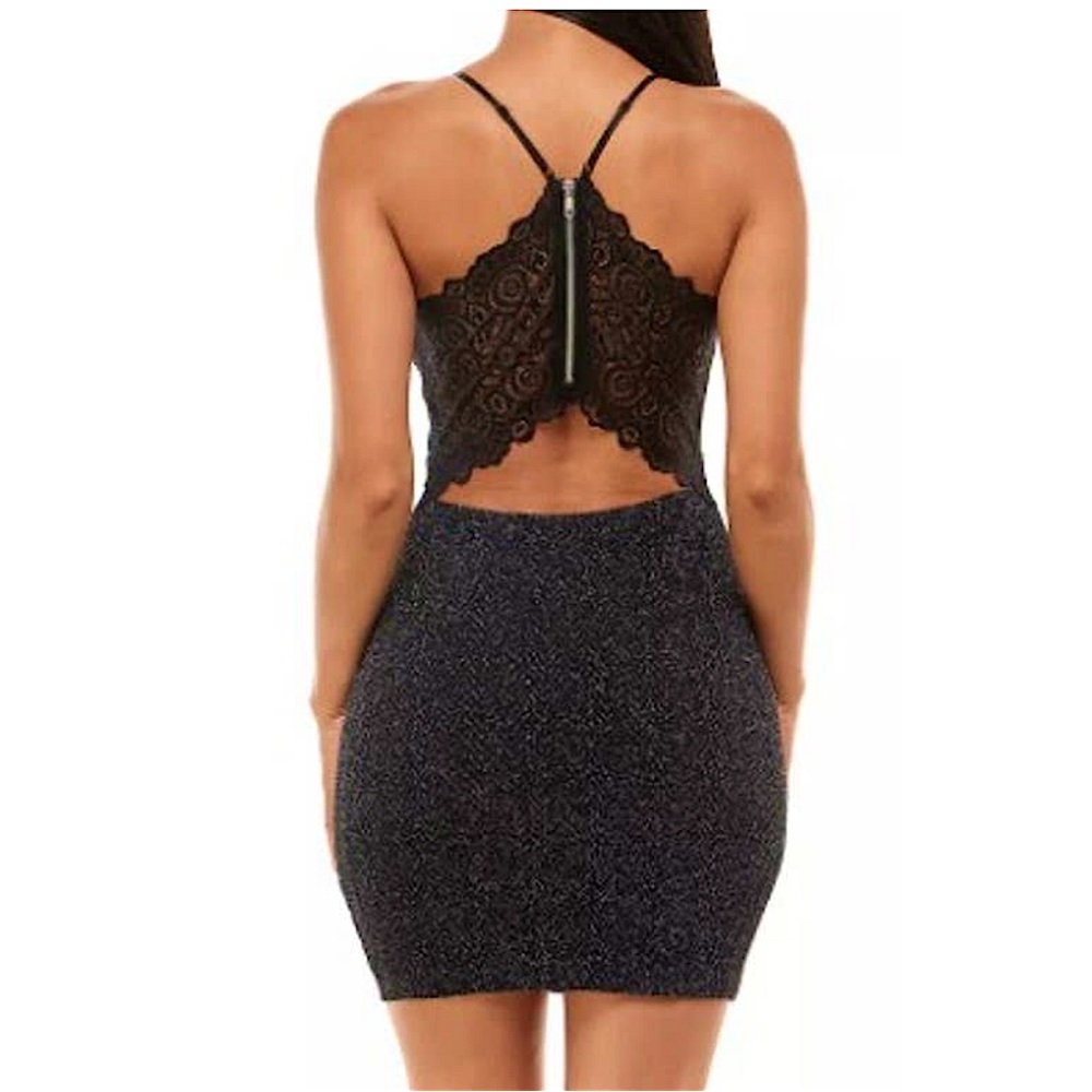 Sparkly navy blue dress!